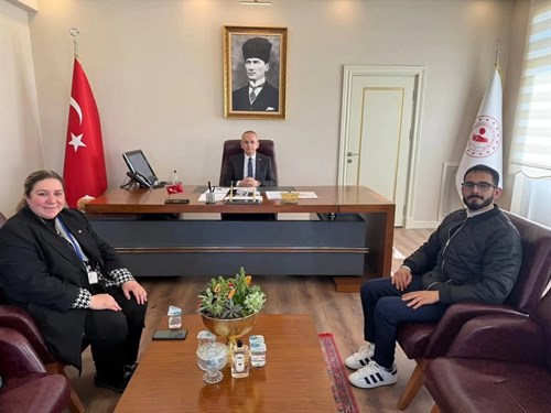 Kaymakamımız Deniz PİŞKİN; Konuklarına Ziyaretlerinden Dolayı Teşekkür Etti.